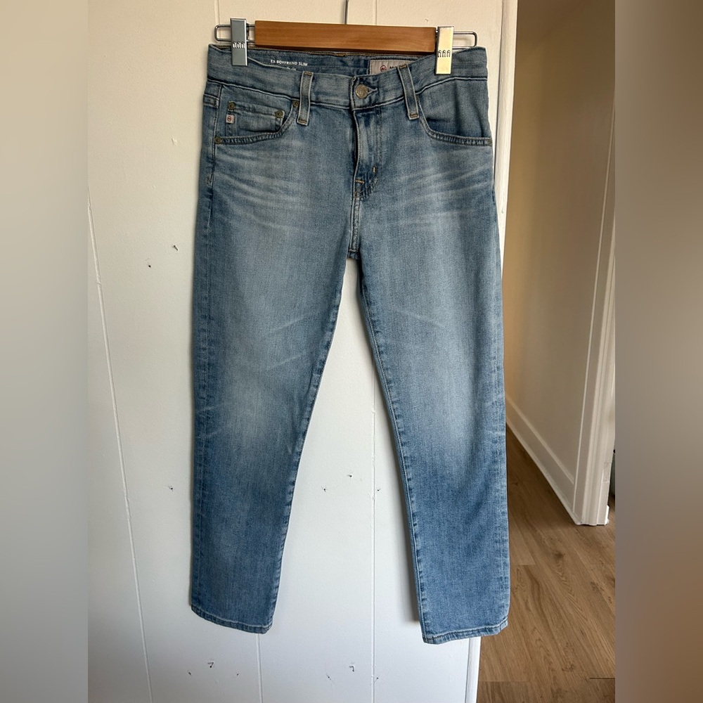 AG Ex Boyfriend Slouchy Slim Lightwash Jeans